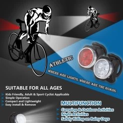 BOTC Fietsverlichting USB Oplaadbaar - Oplaadbare USB Led Fietslamp - Voorlicht & Achterlicht - Waterdicht -Fietsonderdelen Winkel 1200x1200 963