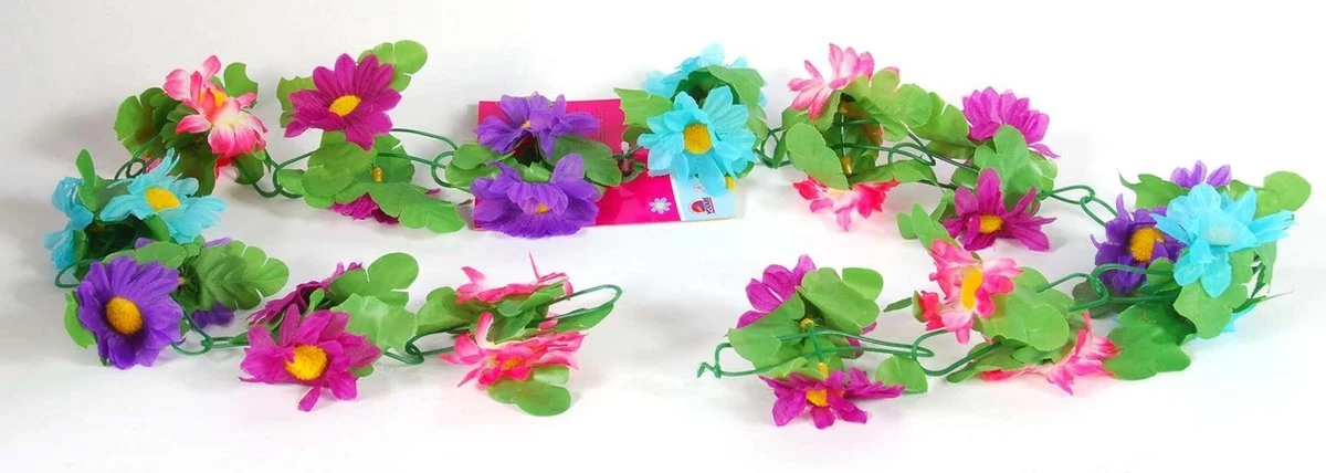 Volare Slinger / Bloemenstreng 130cm Flower Garland Multicolor 3 Volare Slinger / Bloemenstreng 130cm Flower Garland Multicolor - Afbeelding 3