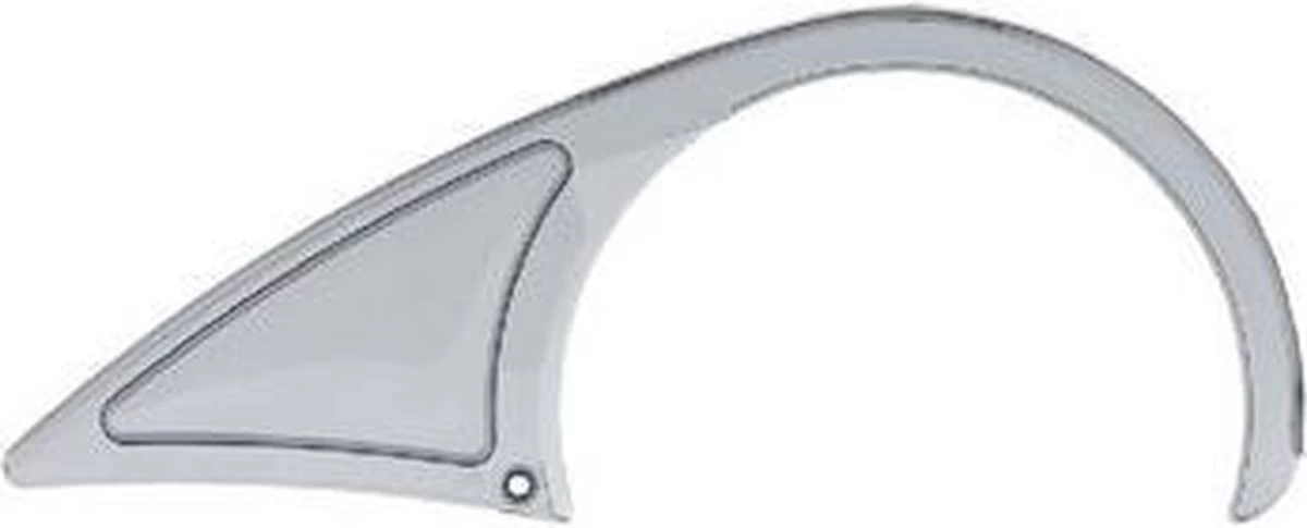 Kettingscherm Axa Scope 2 46-48T - Lichtgrijs Met Zwarte Rand (winkelverpakking) 3 Kettingscherm Axa Scope 2 46-48T - Lichtgrijs Met Zwarte Rand (winkelverpakking) - Afbeelding 3