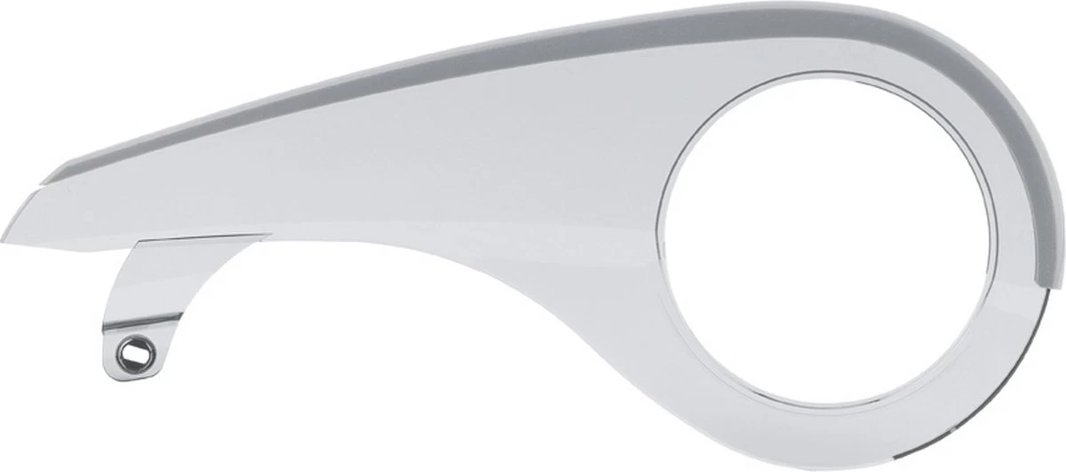 Kettingscherm Axa Scope 2 46-48T - Lichtgrijs Met Zwarte Rand (winkelverpakking) 2 Kettingscherm Axa Scope 2 46-48T - Lichtgrijs Met Zwarte Rand (winkelverpakking) - Afbeelding 2