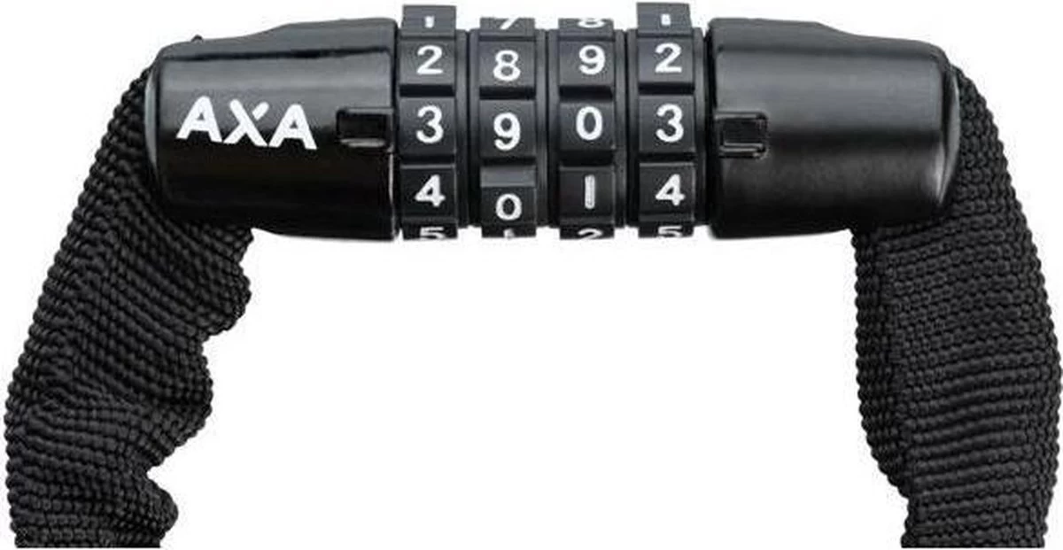 AXA Rigid RCC 120 Kettingslot - Slot Voor Fietsen – Code - 120 Cm – 3,5 Mm - Zwart 2 AXA Rigid RCC 120 Kettingslot - Slot Voor Fietsen – Code - 120 Cm – 3,5 Mm - Zwart - Afbeelding 2