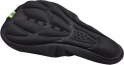 Merkloos 3D Fiets Zadelhoes - Cover - Overtrek - Uniseks - One Size - Volwassenen - Beschermkussen - Zwart