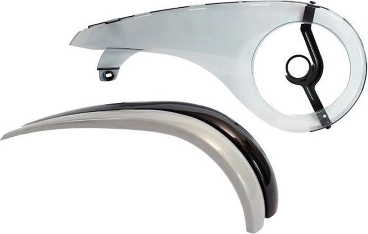 Kettingscherm Axa Scope 2 46-48T - Lichtgrijs Met Zwarte Rand (winkelverpakking) 7 Kettingscherm Axa Scope 2 46-48T - Lichtgrijs Met Zwarte Rand (winkelverpakking) - Afbeelding 7