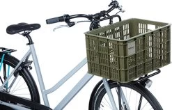 Basil Fietskrat L - Groot - 40 Liter - Groen -Fietsonderdelen Winkel 1200x767 5