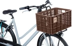 Basil Fietskrat L - Groot - 40 Liter - Bruin -Fietsonderdelen Winkel 1200x768 3
