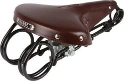 Lepper L-85 Hammock Fietszadel - Leer - Heren - Bruin