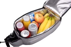 Dunlop Koeltas Voor Bagagedrager Fiets - 7 Liter - Fietstas - Klittenband Bevestiging - Incl. Extra Opbergvakken En Flessenhouder - Isolerende Binnenlaag - Met Schouderband - Grijs -Fietsonderdelen Winkel 1200x796 2