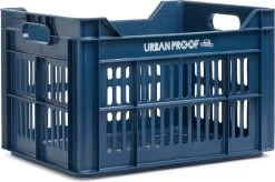 Gerecyclede Fietskrat Urban Proof 30 Liter - Donkerblauw