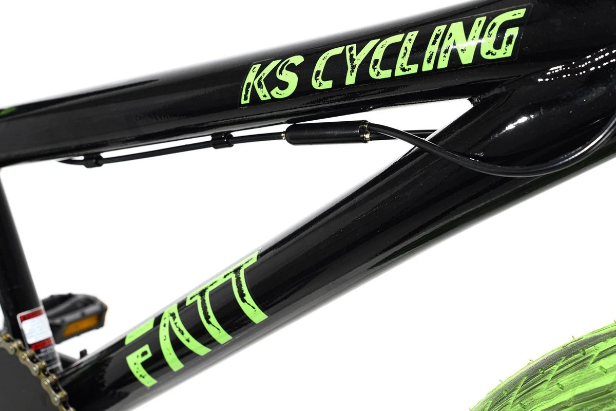 Ks Cycling Fiets BMX Freestyle 20'' Fatt Zwart-groen - 25 Cm 11 Ks Cycling Fiets BMX Freestyle 20'' Fatt Zwart-groen - 25 Cm - Afbeelding 11