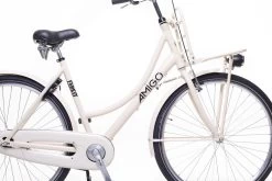 Amigo Forest - Transportfiets 28 Inch - Damesfiets Met Voordrager - Crème -Fietsonderdelen Winkel 1200x800 77