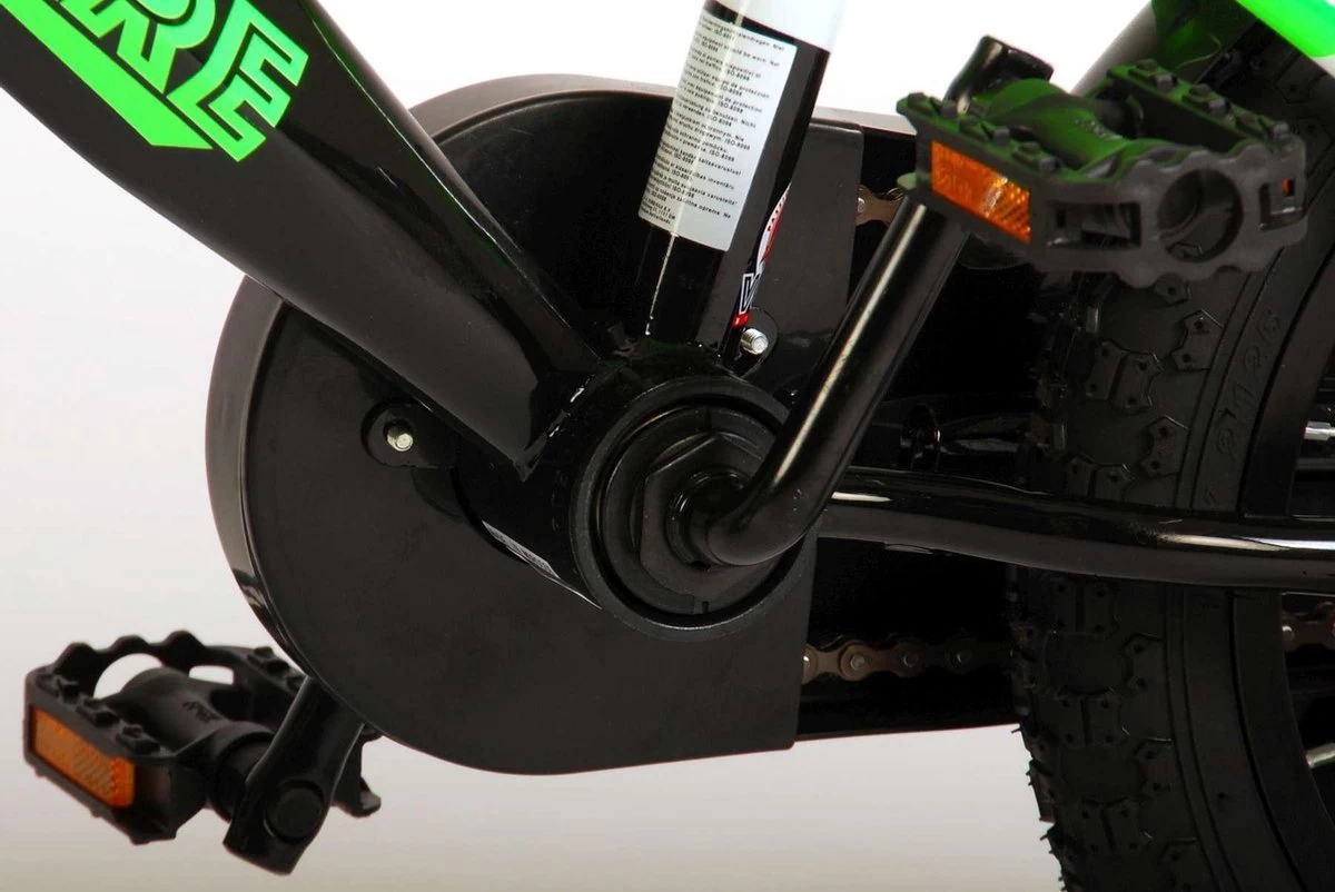 Volare Sportivo Kinderfiets - Jongens - 14 Inch - Neon Groen/Zwart - 95% Afgemonteerd 10 Volare Sportivo Kinderfiets - Jongens - 14 Inch - Neon Groen/Zwart - 95% Afgemonteerd - Afbeelding 10