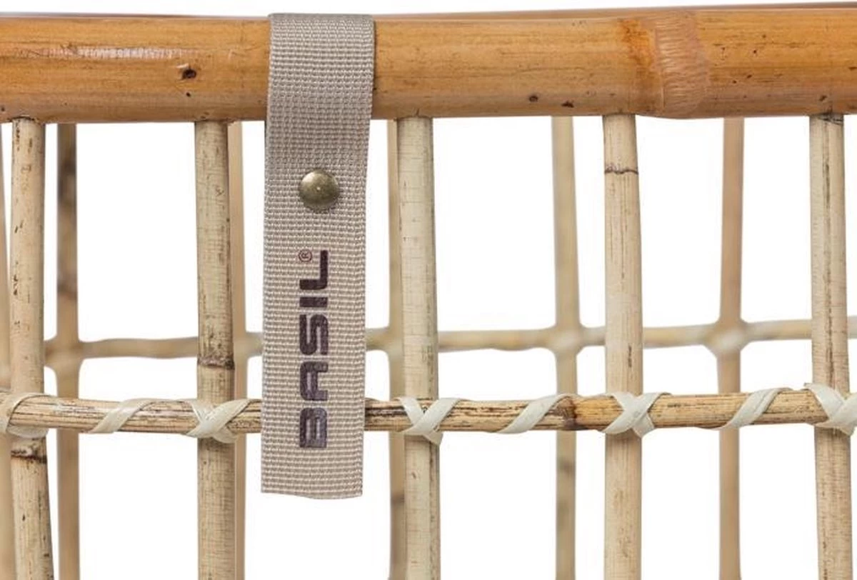 Basil Green Life Fietsmand L - Voor - Ecologisch Rotan - Large - Bruin - 30 Liter 4 Basil Green Life Fietsmand L - Voor - Ecologisch Rotan - Large - Bruin - 30 Liter - Afbeelding 4