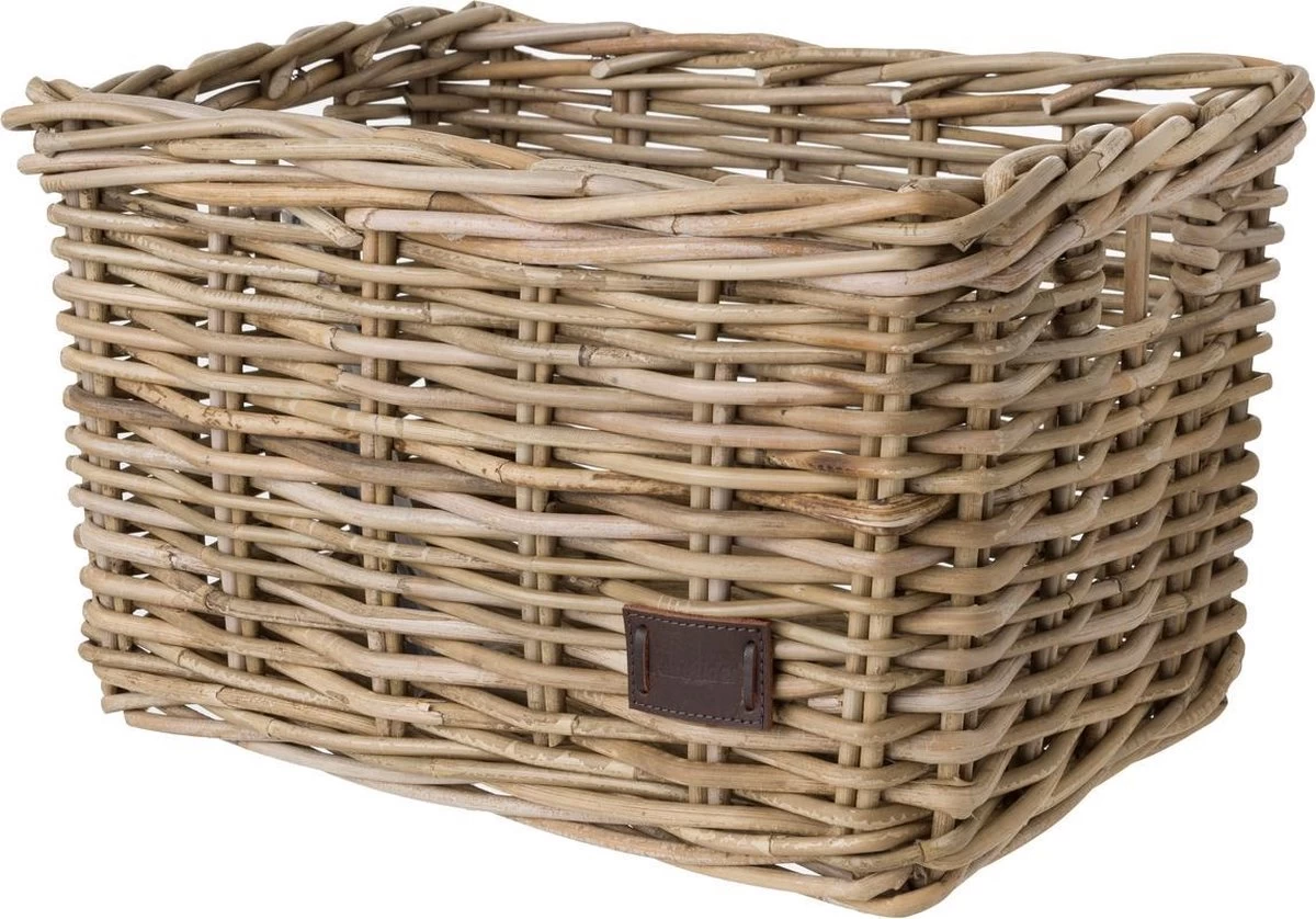 Fastrider Zeno Rotan Fietsmand - Naturel - 17L - Handgemaakt 1 Fastrider Zeno Rotan Fietsmand - Naturel - 17L - Handgemaakt