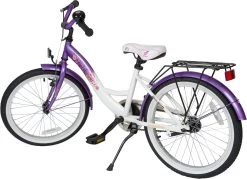 Bikestar 20 Inch Classic Kinderfiets, Lila / Wit -Fietsonderdelen Winkel 1200x868