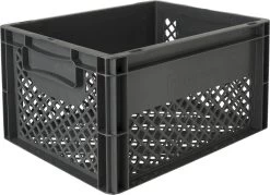 Fastrider Fietskrat Medium - Antraciet - 22L