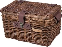 Basil Denton Fietsmand M - Voor - Rotan - Bruin - Medium