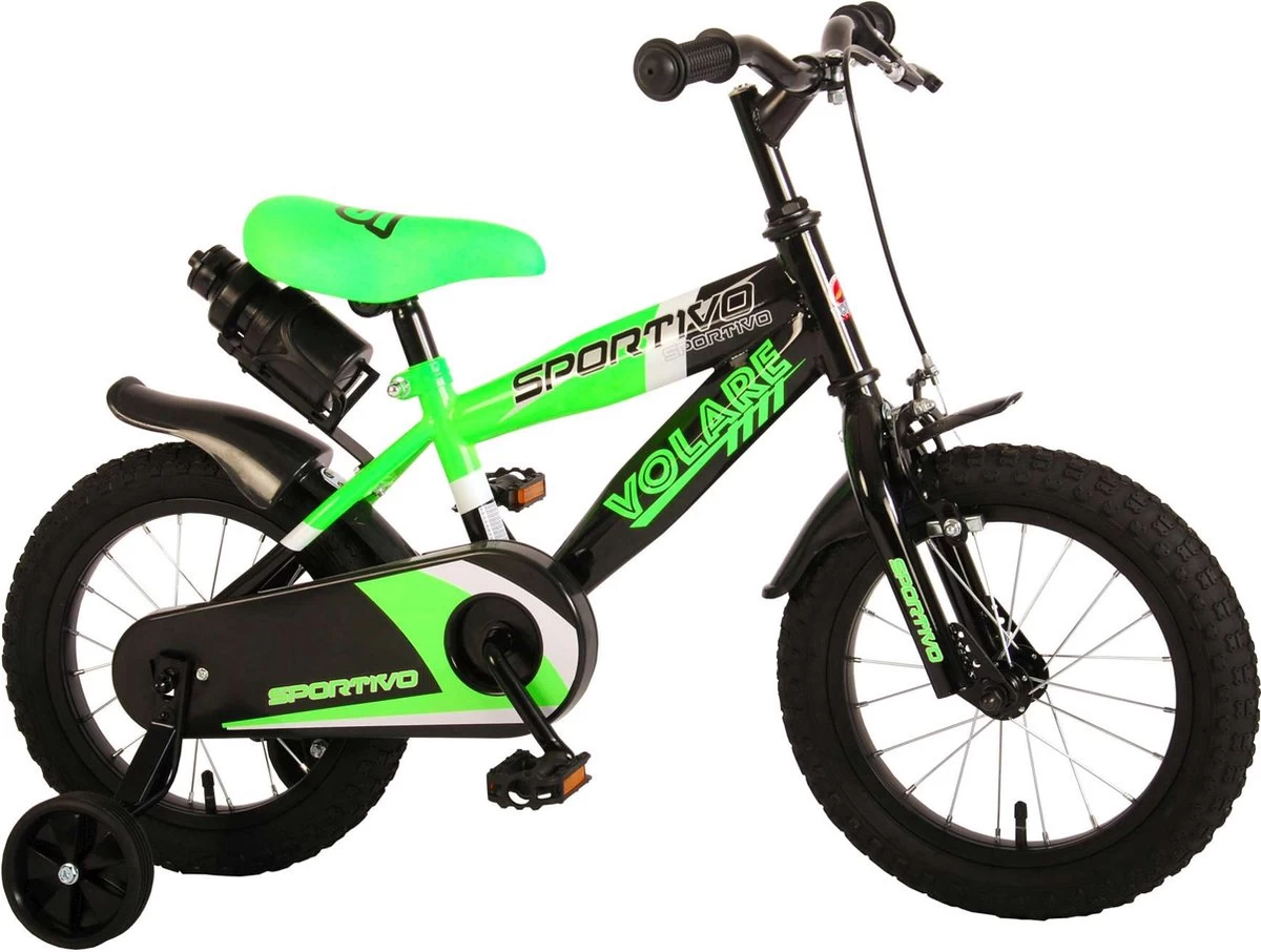 Volare Sportivo Kinderfiets - Jongens - 18 Inch - Neon Groen Zwart - 95% Afgemonteerd 14 Volare Sportivo Kinderfiets - Jongens - 18 Inch - Neon Groen Zwart - 95% Afgemonteerd - Afbeelding 14