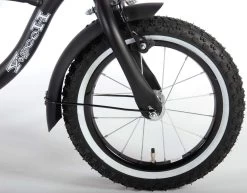 Volare Black Cruiser Kinderfiets - Jongens - 14 Inch - Zwart - 95% Afgemonteerd -Fietsonderdelen Winkel 1200x937