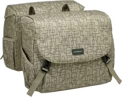 New Looxs Ivy Mondi Joy Dubbele Fietstas - 38 Liter - Grijs -Fietsonderdelen Winkel 1200x959 3