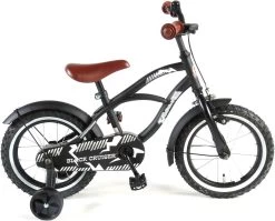 Volare Black Cruiser Kinderfiets - Jongens - 14 Inch - Zwart - 95% Afgemonteerd