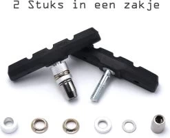 4 Set Universele Rubberen Fiets V Remblokken Set - 4 Paar – 8 Stuks – 70mm | Rubber Remblokjes | Fietsen Remblok | Remblokkenset | Remblokset Geschikt Voor Mountainbike, Stadsfiets, Vouwfiets En Tourfiets -Fietsonderdelen Winkel 1200x973 2