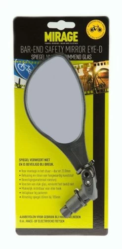 Mirage Fietsspiegel Bar-end E-bike Eye-d Links/rechts Zwart -Fietsonderdelen Winkel 591x1200