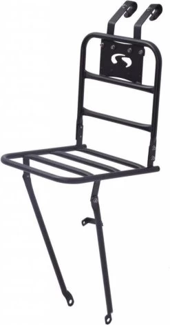 Steco Transport Comfort Voordrager Voor Fietsen Volwassenen - Matzwart