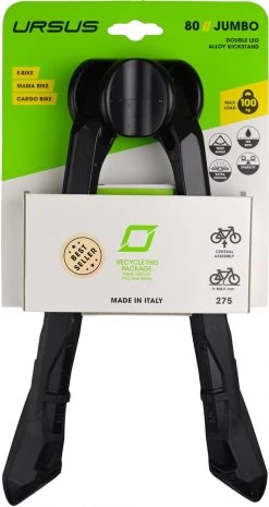 Standaard 2-Poot Ursus Jumbo Zwart 26" / 275mm -Fietsonderdelen Winkel 637x1200