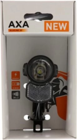 AXA Blueline 30 T - Fietslamp Voorlicht - LED Koplamp - Auto On Fietsverlichting – Steady - Dynamo - 30 Lux -Fietsonderdelen Winkel 663x1200