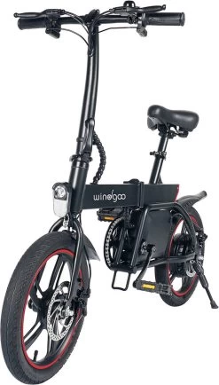 Merkloos Windgoo B20 PRO - E Bike - Elektrische Fiets - 16 Inch - 250W - 7.8Ah Batterij - Max. 25km/u - Zwart - Incl. GSM Houder -Fietsonderdelen Winkel 683x1200