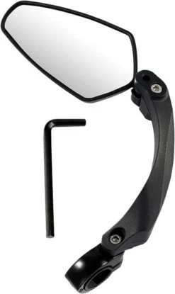 TIKKENS® Fietsspiegel Links - Verstelbaar - Fiets Spiegel Geschikt Voor E-bike, Speed-pedelec -Fietsonderdelen Winkel 714x1200