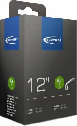 Schwalbe Binnenband 12 X 1.75/2.10 Inch (47/62-203) Av 38 Mm -Fietsonderdelen Winkel 736x1200