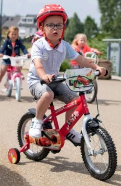 Volare Disney Cars Kinderfiets - Jongens - 14 Inch - Rood -Fietsonderdelen Winkel 781x1200