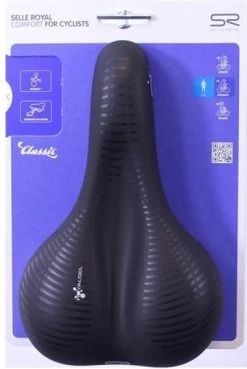 Selle Royal Avenue Moderate 8467 - Fietszadel - Gel - Zwart -Fietsonderdelen Winkel 803x1200 1