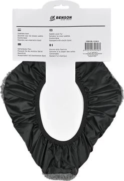 Benson Universele Fiets Zadeldek - Imitatie Schapenvacht - Bont - Grijs -Fietsonderdelen Winkel 823x1200