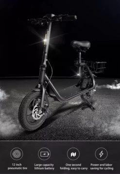 Gyro Elektrische Mini-scooter - Opvouwbaar -Fietsonderdelen Winkel 829x1200