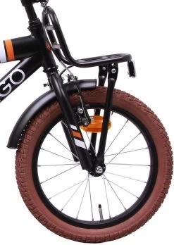 Amigo 2Cool Jongensfiets - Kinderfiets 16 Inch - Matzwart -Fietsonderdelen Winkel 851x1200