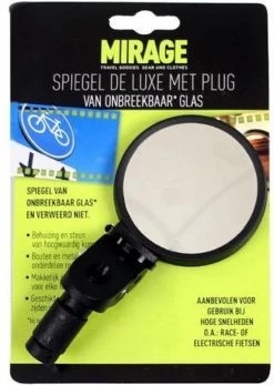 Mirage Stuurspiegel Verstelbaar Zwart 7 Cm -Fietsonderdelen Winkel 855x1200