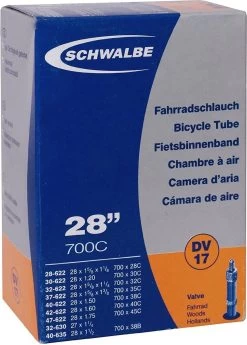 Schwalbe Binnenband - AV17 - 28 Inch X 1.10 - 1.75 - Auto Ventiel - 40mm -Fietsonderdelen Winkel 860x1200