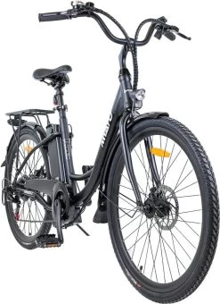 Myatu E-bike 26 Inch City Pedelec Voor Dames En Heren, Elektrische Fiets Met 12,5Ah Accu, 6 Versnellingen Shimano, Derailleur Versnellingen, Achter Motor 250 W-Zwart 11 Myatu E-bike 26 Inch City Pedelec Voor Dames En Heren, Elektrische Fiets Met 12,5Ah Accu, 6 Versnellingen Shimano, Derailleur Versnellingen, Achter Motor 250 W-Zwart -Fietsonderdelen Winkel 871x1200