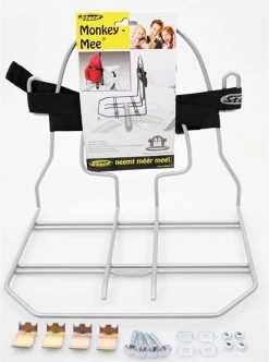 Steco Bagagedrager Verbreder Monkey-mee Staal - 31cm Breed - Zilver -Fietsonderdelen Winkel 893x1200