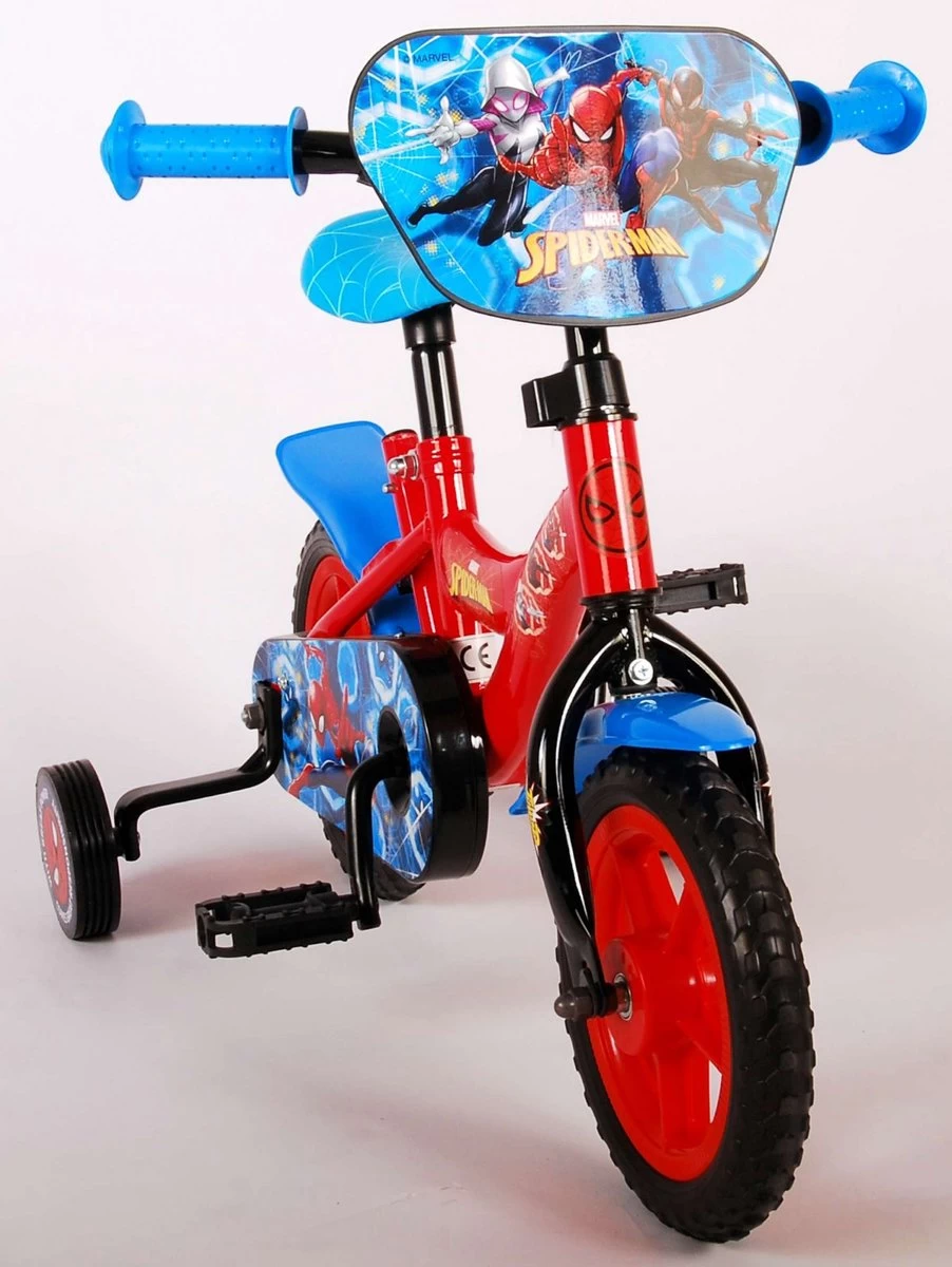 Marvel Spider-Man Kinderfiets - Jongens - 10 Inch - Rood/Blauw - Doortrapper 11 Marvel Spider-Man Kinderfiets - Jongens - 10 Inch - Rood/Blauw - Doortrapper - Afbeelding 11