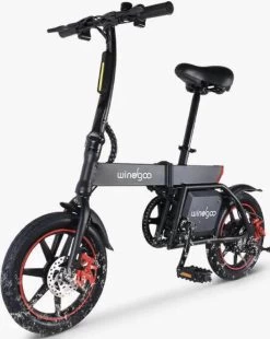 Windgoo B-20 Elektrische Vouwfiets - Snelheid 25 Km/h - 15-20 Km Bereik - Schijfremmen
