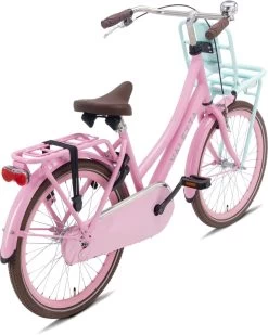 Valetta Cargo - Transportfiets - Meisjesfiets - 22 Inch - Mint Roze -Fietsonderdelen Winkel 959x1200