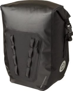 AGU Tech Enkele Fietstas Shelter - Zwart - 21 L - Waterdicht - KLICKfix Module Rail