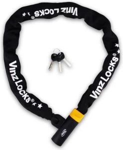 VINZ Salado Kettingslot / Fietsslot Met Vaste Kop ART2 - 120cm