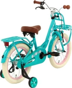 Nogan Puck - Kinderfiets - Meisjesfiets - 12 Inch - Turquoise -Fietsonderdelen Winkel 985x1200