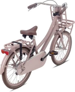 Valetta Cargo - Transportfiets - Meisjesfiets - 20 Inch - Mat Flamingo -Fietsonderdelen Winkel 987x1200